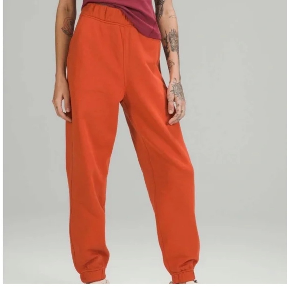 Lululemon High Rise Jogger - 8 - Canyon Orange